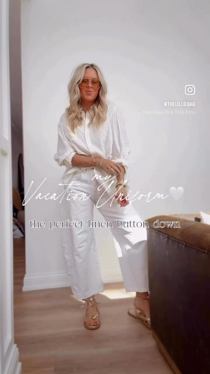 A must grab-🤍
Monochromatic spring vibes- love the fit of these & a linen button up is the best. 3 colors

I did small in top & 27 in these jeans & I absolutely am in love with this style! 


White jeans. Resort wear. Linen. Spring break. Jeans. Button down. Sandals. Spring. 



#LTKSeasonal #LTKootd #LTKgrwm