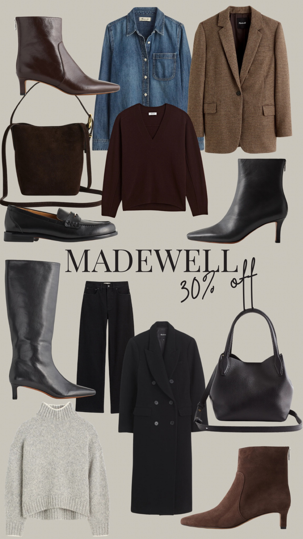 Madewell - use code MADEBETTER for 30% off

#LTKGiftGuide #LTKSeasonal #LTKCyberWeek