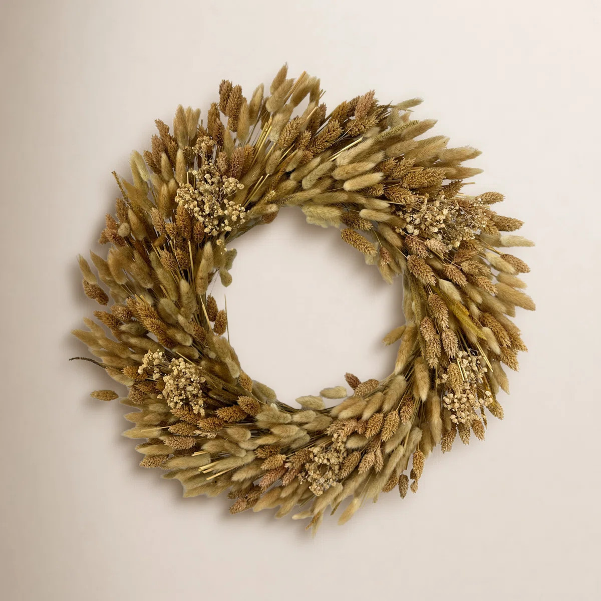 21'' Preserved Wheat Fall Wreath | Wayfair North America