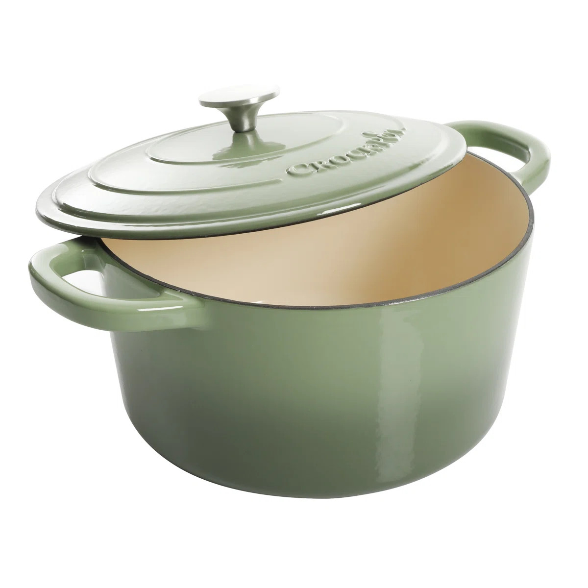 Crock-Pot Artisan Non-Stick Cast Iron Round Dutch Oven | Wayfair North America