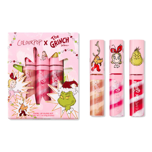 ColourPop x The Grinch Merry Grinchmas Swirl Lip Gloss Kit | Ulta