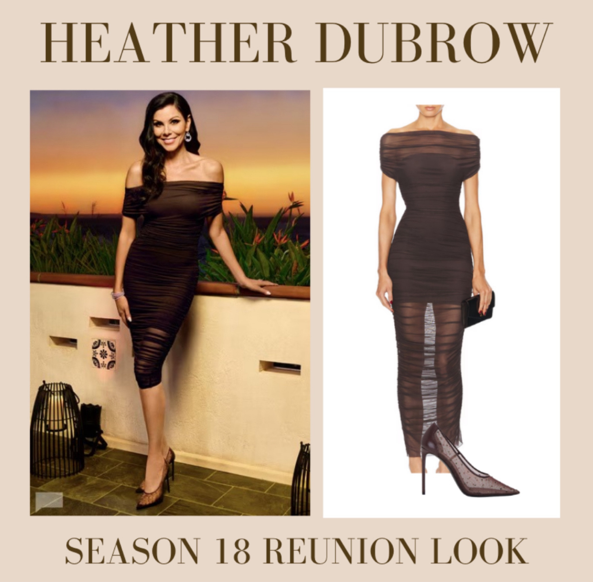 Heather Dubrow’s Season 18 Reunion Look 📸 + Info= Bravo TV