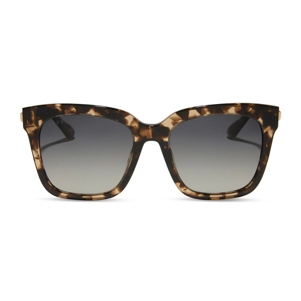 BELLA - ESPRESSO TORTOISE + GREY GRADIENT + POLARIZED SUNGLASSES | DIFF Eyewear