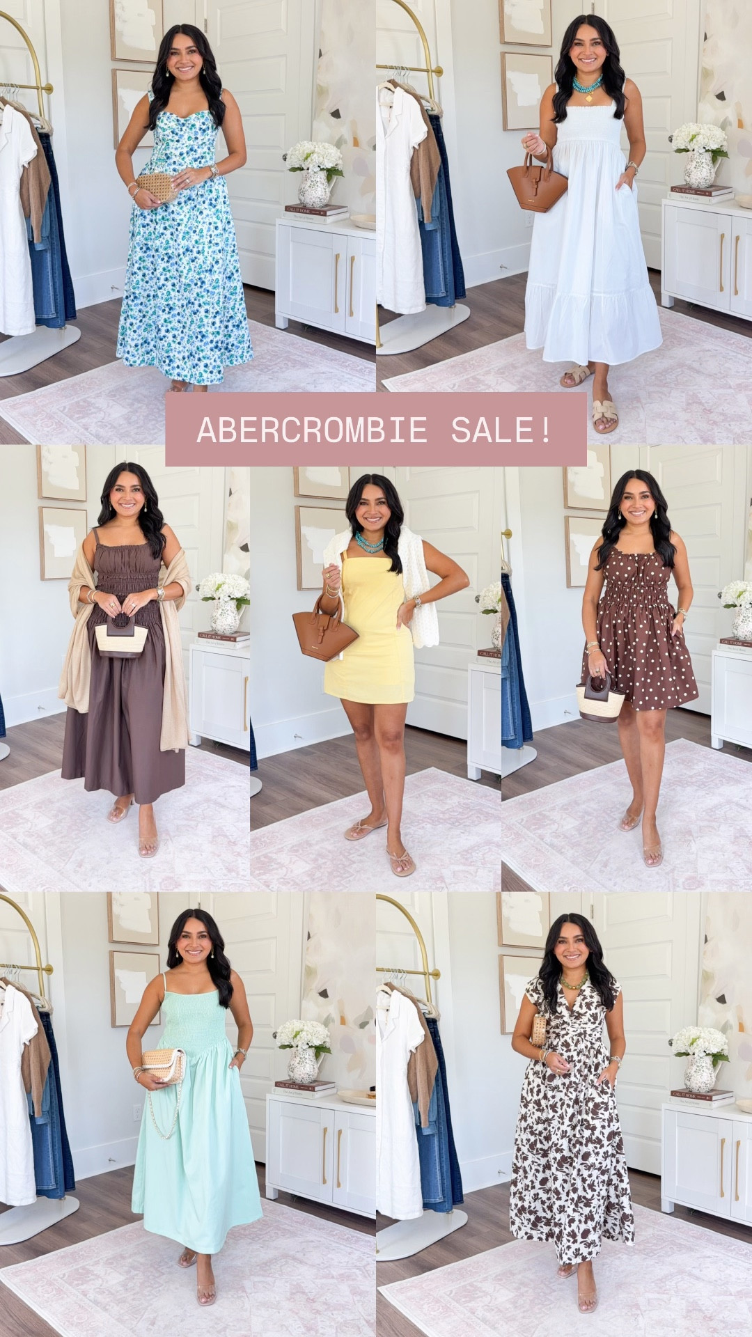 BOGO 50% off plus use code SUITEAF for an extra 15% off!
Abercrombie Spring Dress Try On!
For reference: I’m 5’0, petite, 32b bra size, and 2/26 in bottoms, pear shaped. 
*Everything I share is unaltered! TTS means true to size. Between size 5-6.5 in shoes

All dresses size xs petite TTS
Flat sandals size 5 TTS 
Heels size 5 TTS 



#LTKPetite #LTKSaleAlert #LTKootd