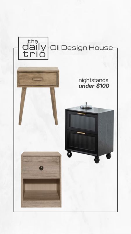 Affordable nightstands under $100

Wood nightstand, oak nightstand, black nightstand, nightstand with 2 drawers, nightstand with 1 drawer, mid century modern nightstand

#LTKstyletip #LTKFind #LTKhome