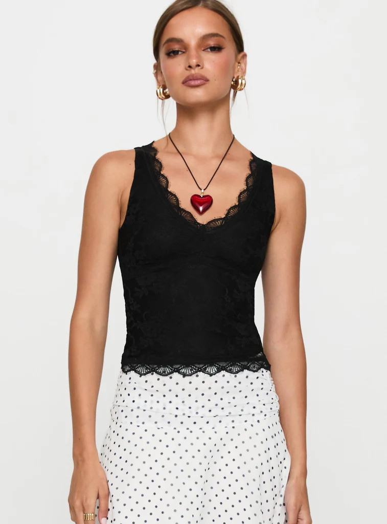Far Away Top Black | Princess Polly US