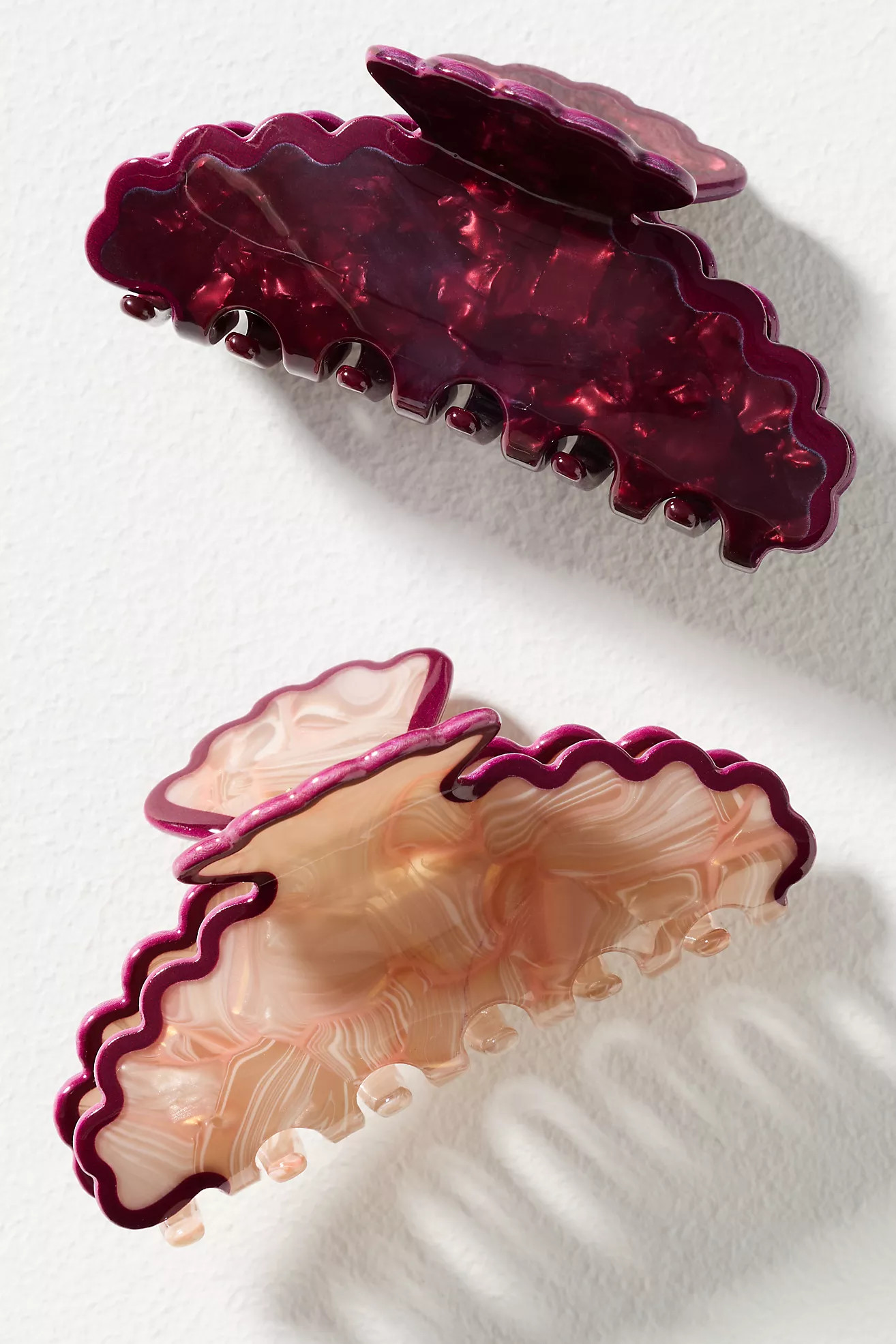 Textured Scalloped Claw Clip | Anthropologie (US)