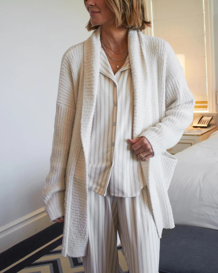Splendid x @Cellajaneblog Ribbed Robe | Splendid