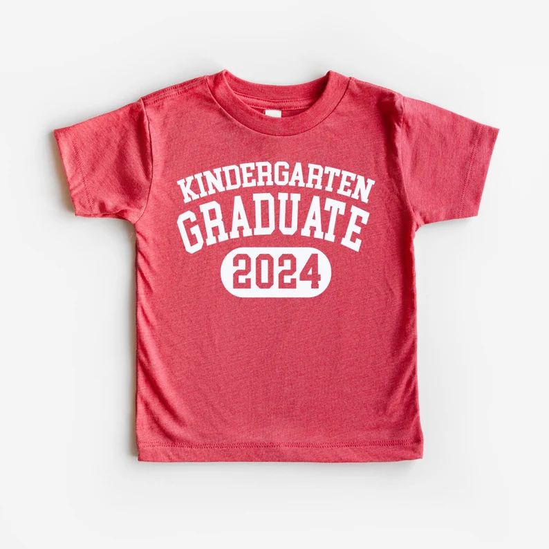 Kindergarten Graduation 2024 Shirt, Last Day of Kindergarten Graduation Gift, Back to School Tee ... | Etsy (US)