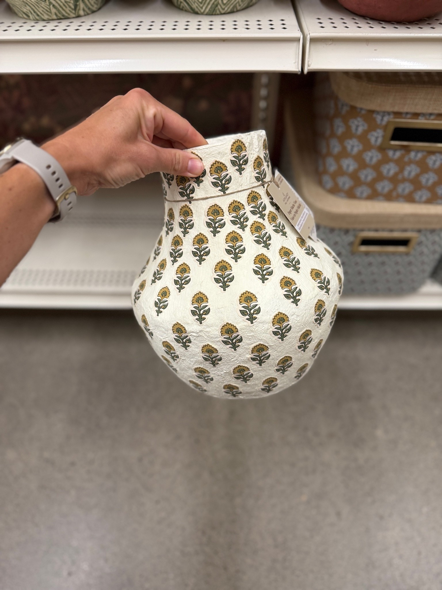 This block print vase is so pretty! Love the colors for fall 😍

#LTKHome #LTKSaleAlert