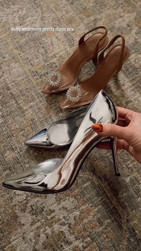 In my wear more heels era! These silver pumps are currently 40% off but limited in sizes. 

#LTKshoecrush #LTKsalealert #LTKfindsunder100