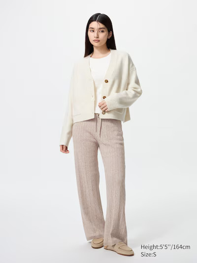 Washable Knit Cable PantsColor: 33 KHAKISize: WOMEN MXSSMLXLCheck my sizeGet help with
finding yo... | UNIQLO (US)