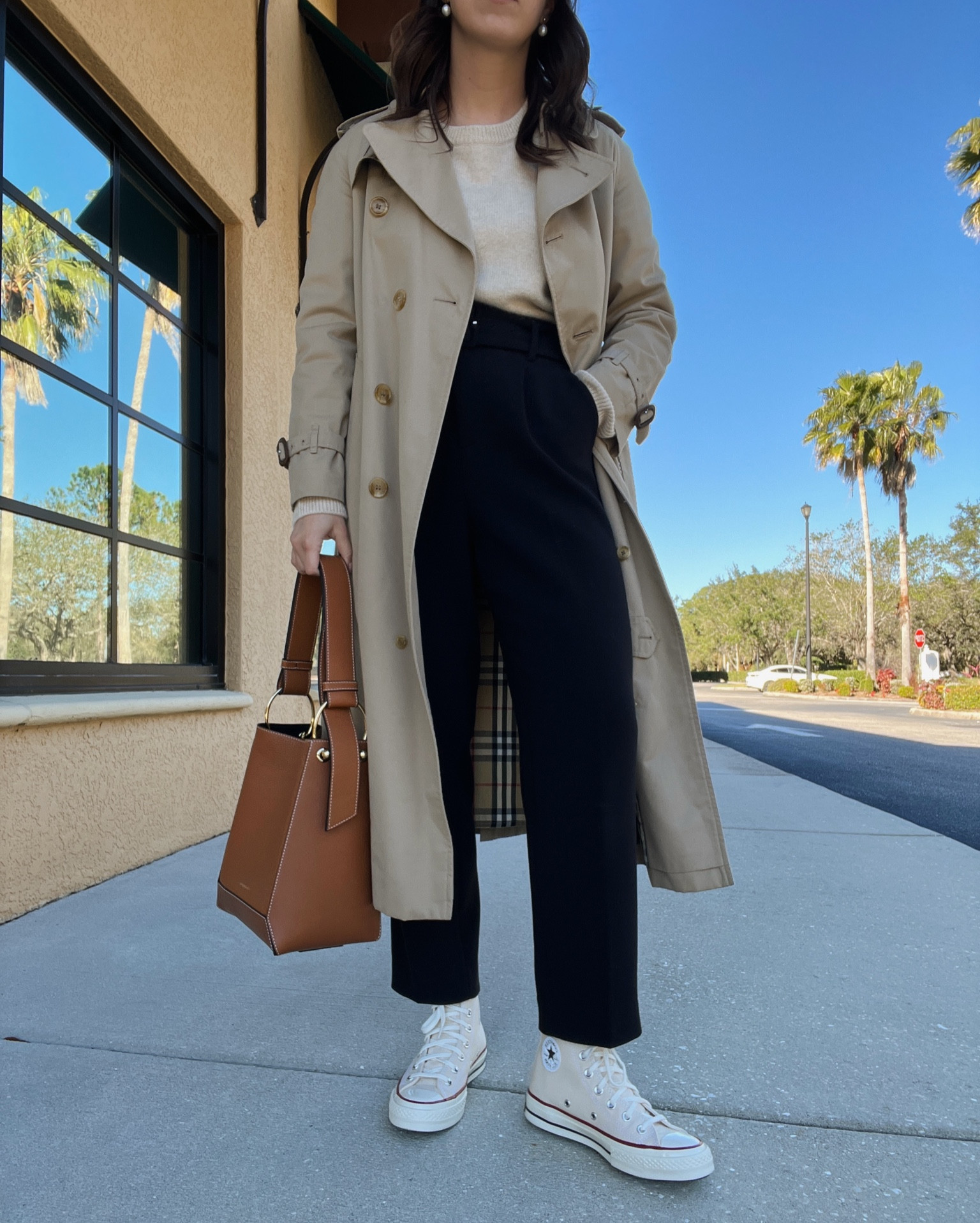 Winter coat, Burberry trench coat, trench coat outfit, classic outfit, workwear. 

#LTKfit #LTKstyletip #LTKSeasonal