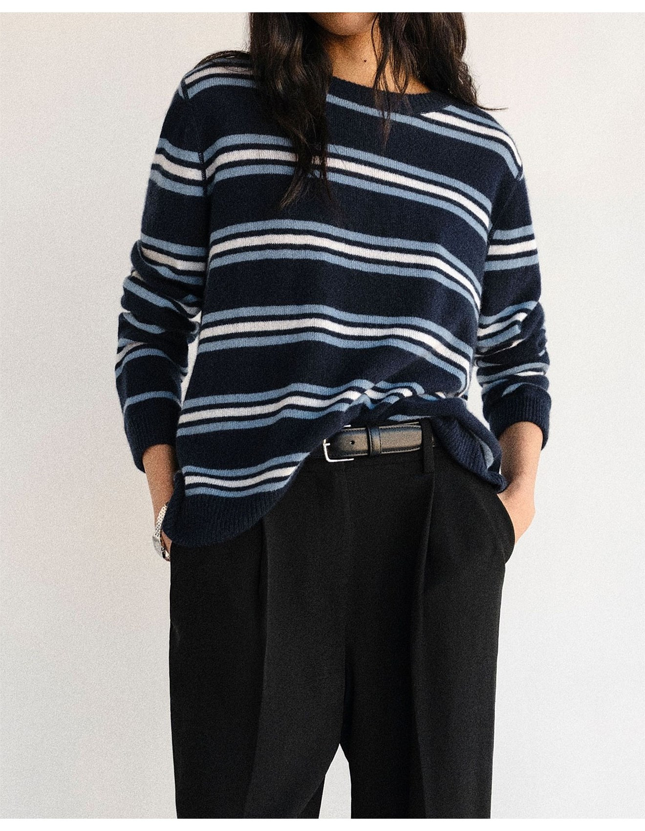 CASHMERE BOYFRIEND SWEATER | David Jones (Australia & New Zealand)