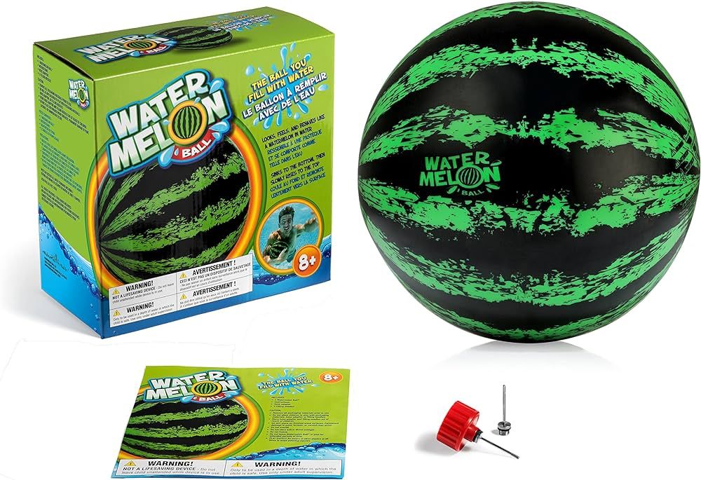 Watermelon Ball The Original Pool Toys for Kids Ages 8-12 - 9 Inch Pool Ball for Teens, Adults, F... | Amazon (US)
