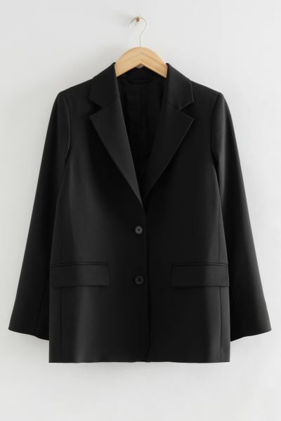 Relaxed Single-Breasted Blazer | H&M (UK, MY, IN, SG, PH, TW, HK)
