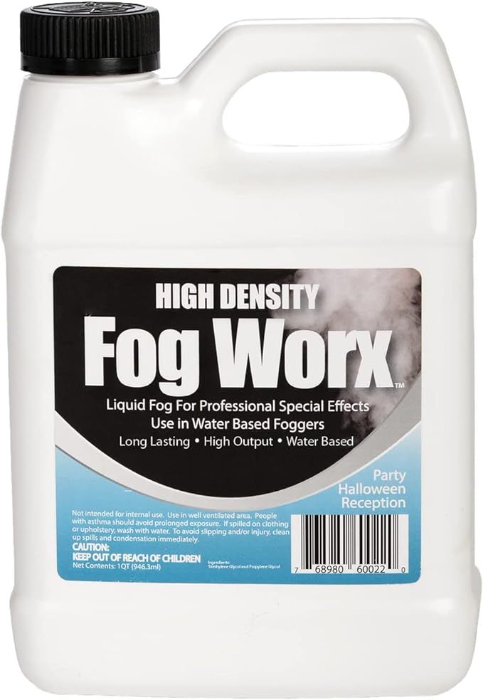 FogWorx Extreme High Density Fog Juice - Long Lasting, High Output, Odorless Water Based Fog Mach... | Amazon (US)