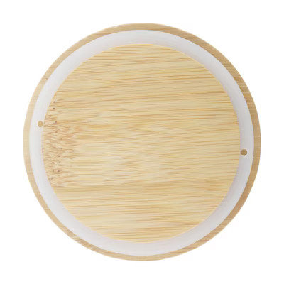 Unique Bargains Convenient Silicone Seal Cup Cover Wood Tone 8.6cm / 3.39" / with Spoon Hole & Silicone Seal | Target