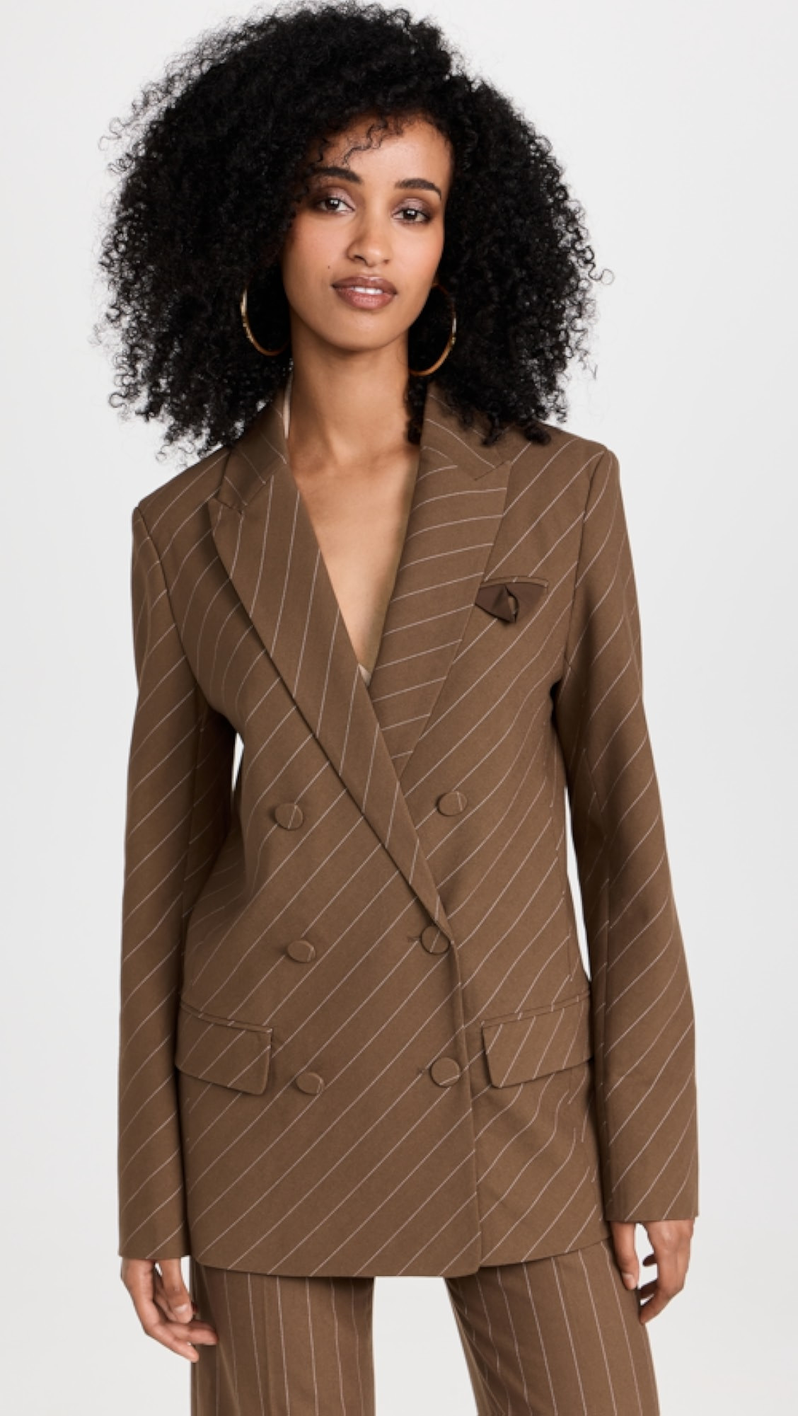 BARDOT Pinstripe Classic Blazer | Shopbop | Shopbop