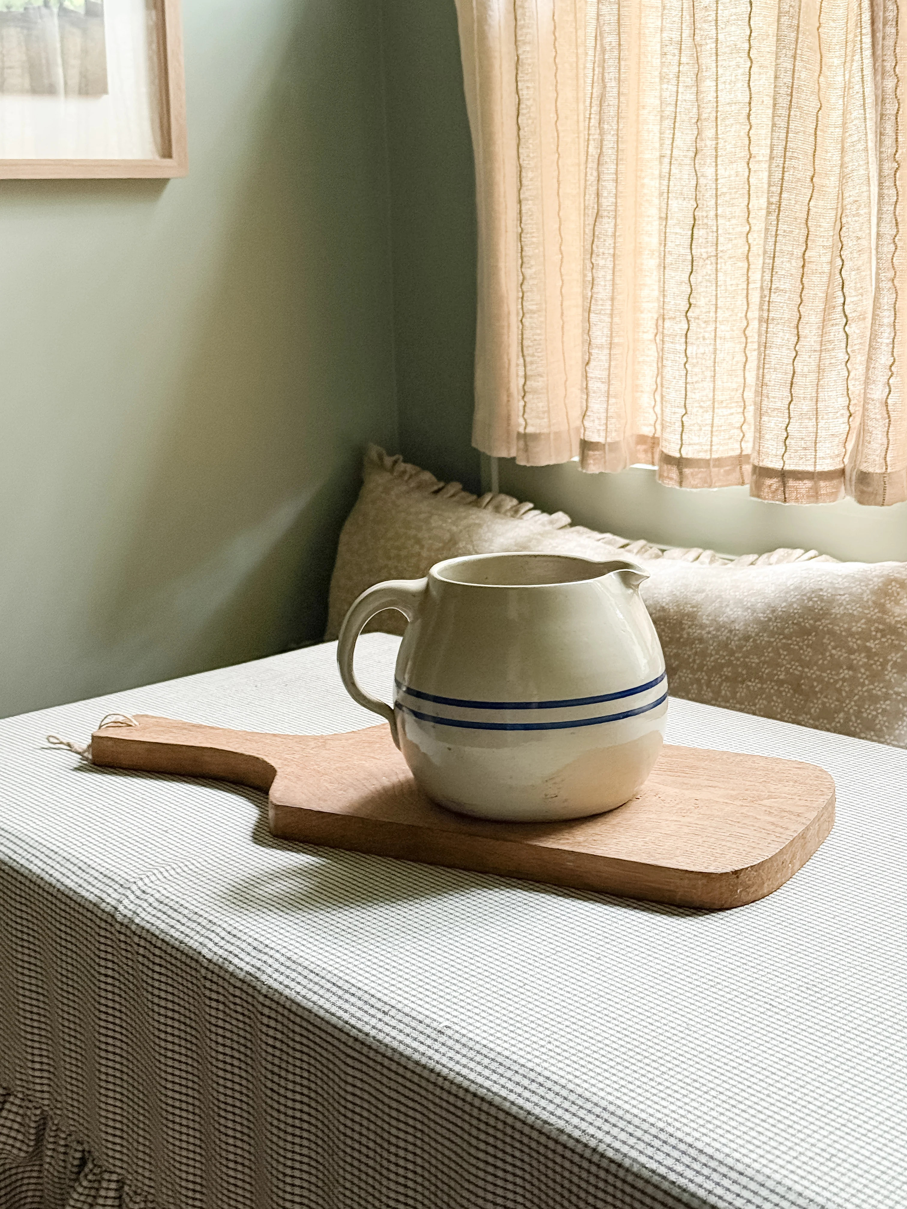 Vintage Striped Crock No. 5 | Cottage and Key