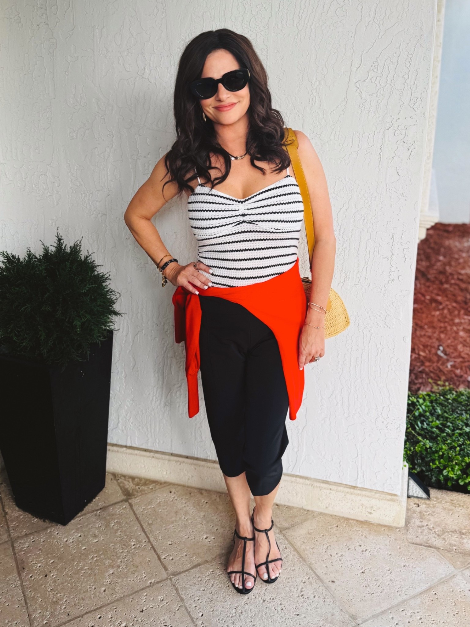 A simple way to wear capris and it fits all heights . It is all by proportion and the sandals . The most sleekest you can find z

#LTKootd #LTKOver40 #LTKPetite

#LTKSaleAlert #LTKOver40 #LTKPetite