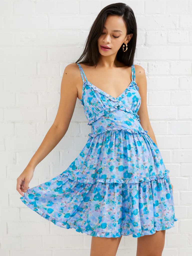 Gretha Strappy Mini Dress | French Connection (US)