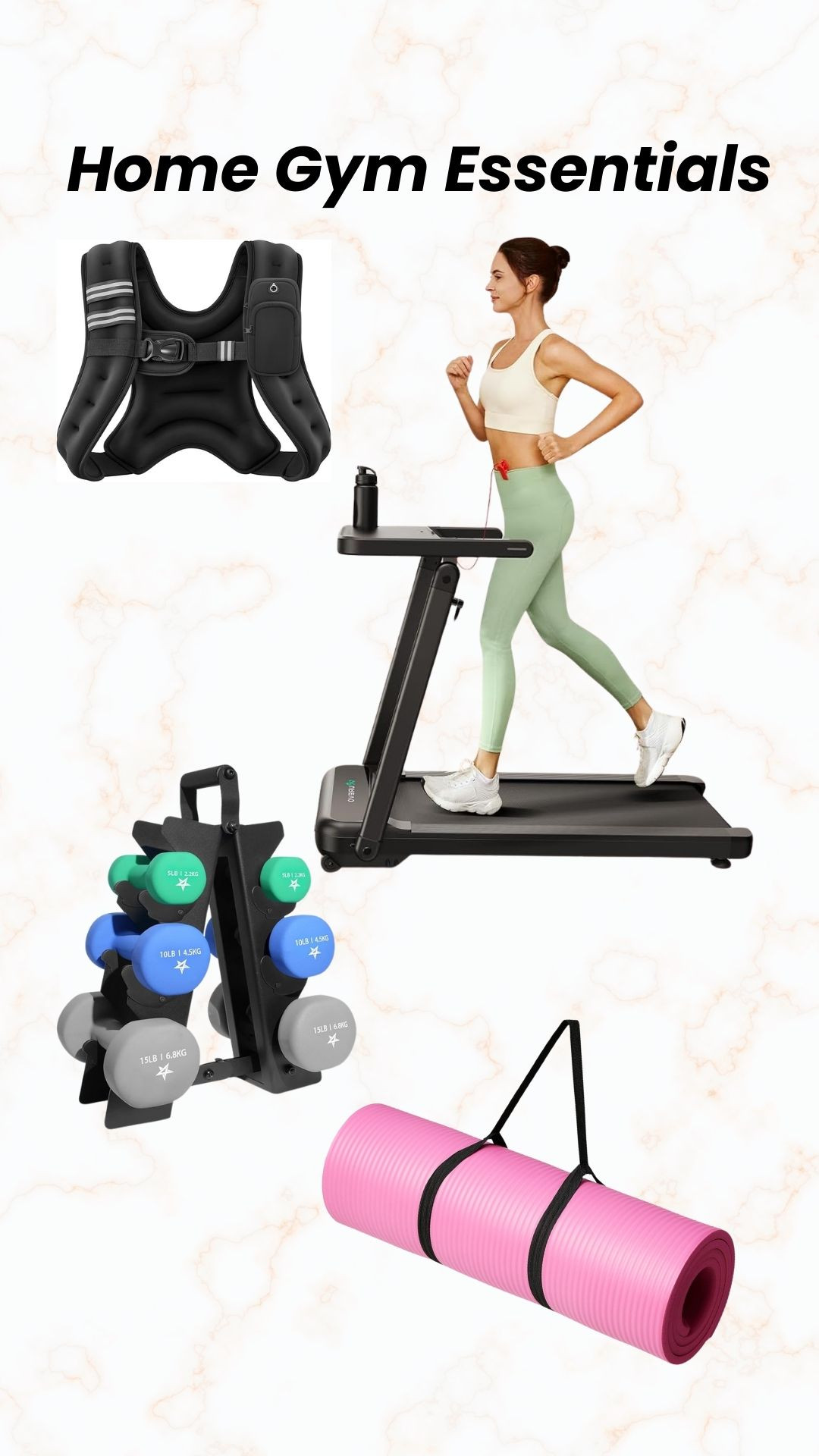 Got a New Year's resolution to work out more or get in shape? Checkout these home gym essentials. Having some workout items at home, like a treadmill and free weights, means we have no excuse not to work out this year.
#homegym #amazonfinds #workoutgear 

 

#LTKHome #LTKWorkwear