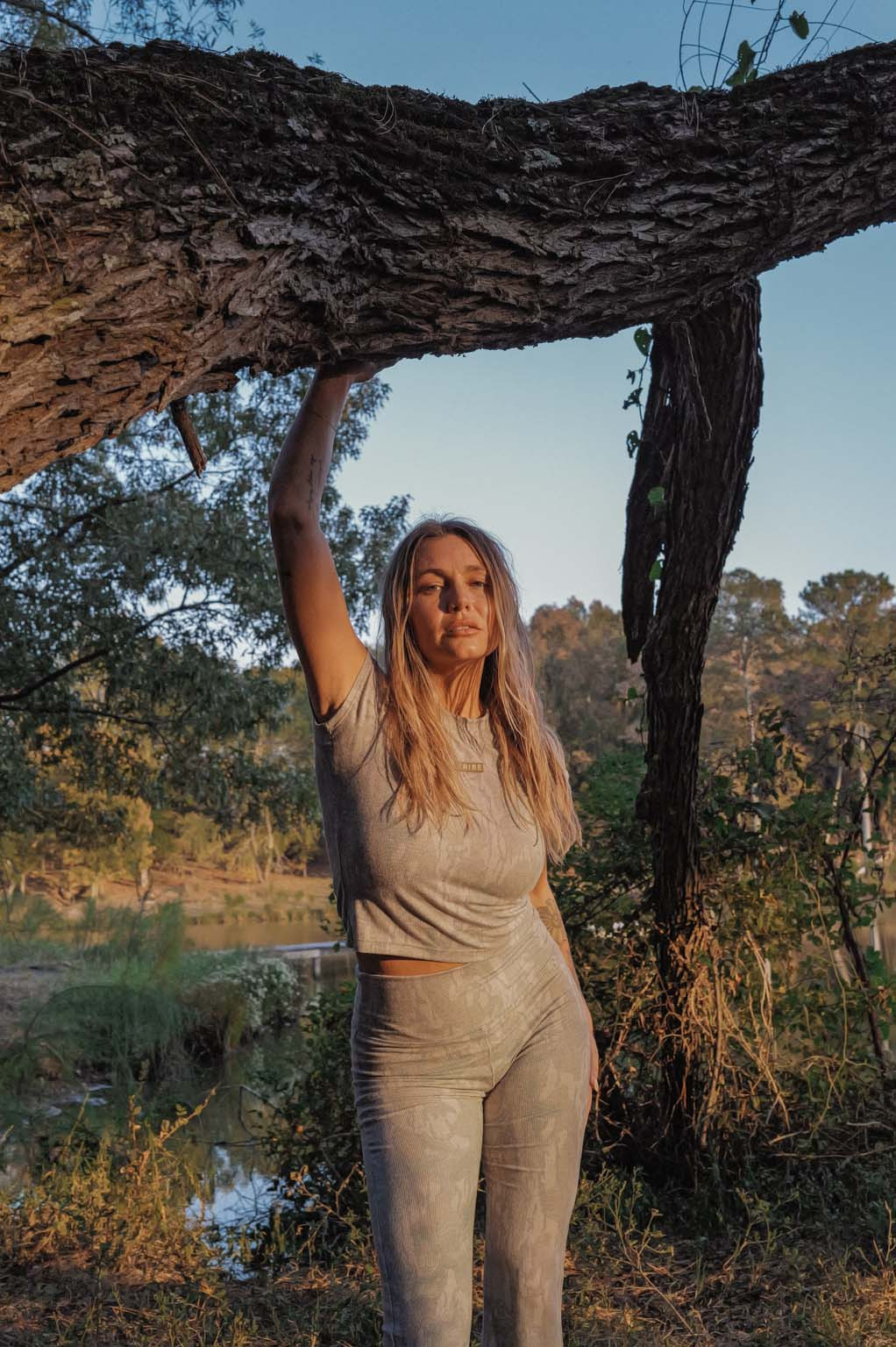 Ribbed Tee - Greenleaf® | Tribe Kelley