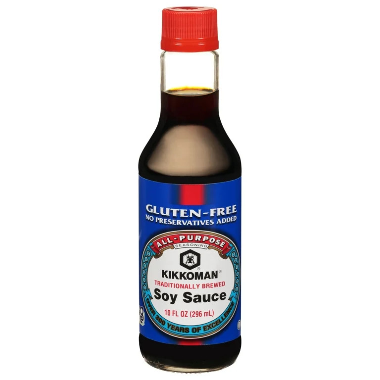Kikkoman Gluten-Free Soy Sauce, 10 fl oz - Walmart.com | Walmart (US)
