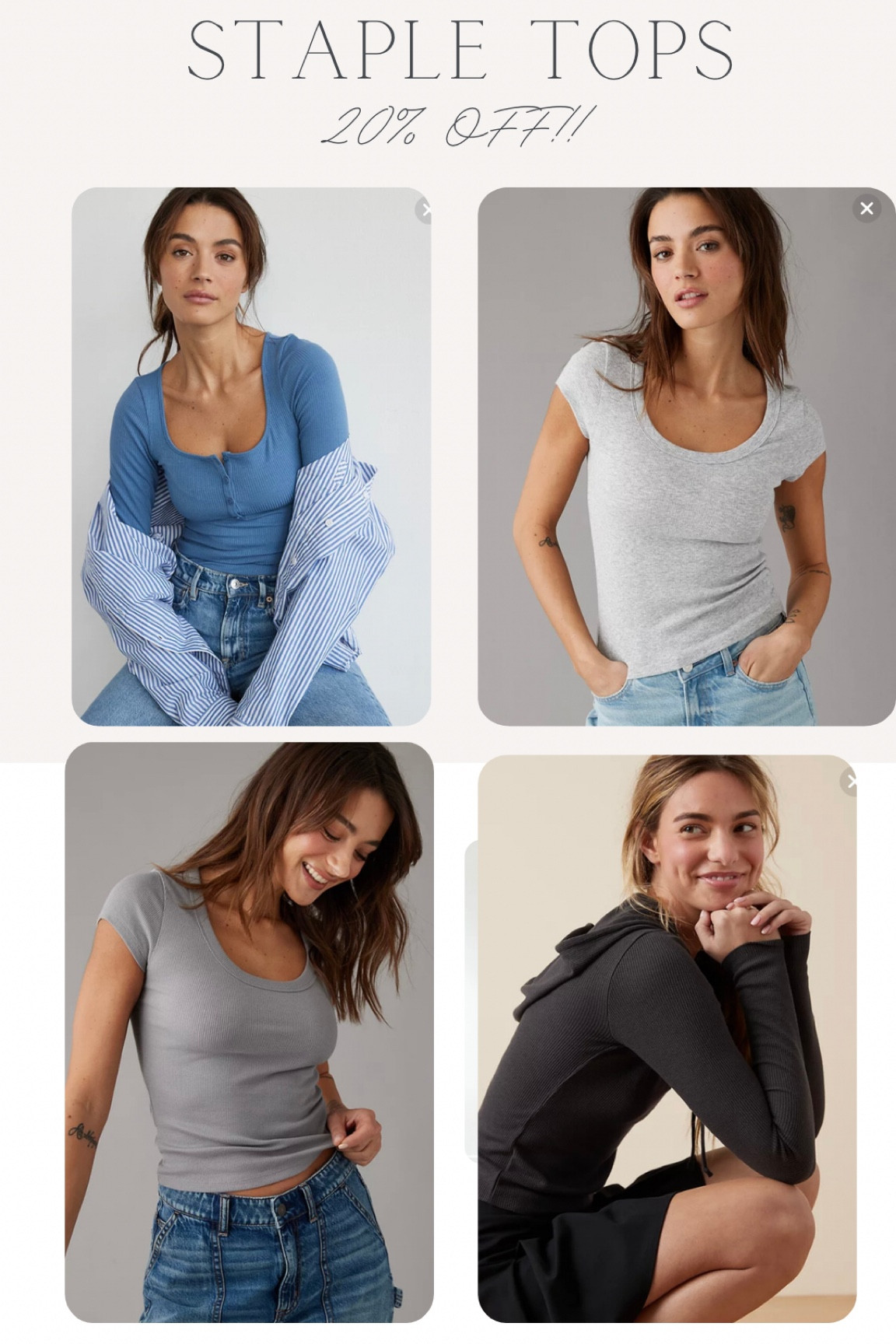 Perfect flattering tops for everyday wear 

LTKSpringSale


#LTKSpringSale #LTKsalealert #LTKfindsunder50