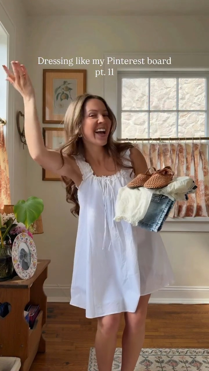 Spring outfits are hereeeee!!!! Wearing a size 0 in the princess Polly white baby doll dress. Wearing size XS in the American eagle ruffle top. Denim jorts are from tjmaxx but I’ve linked similar ones!

#LTKgrwm #LTKSpringSale #LTKootd