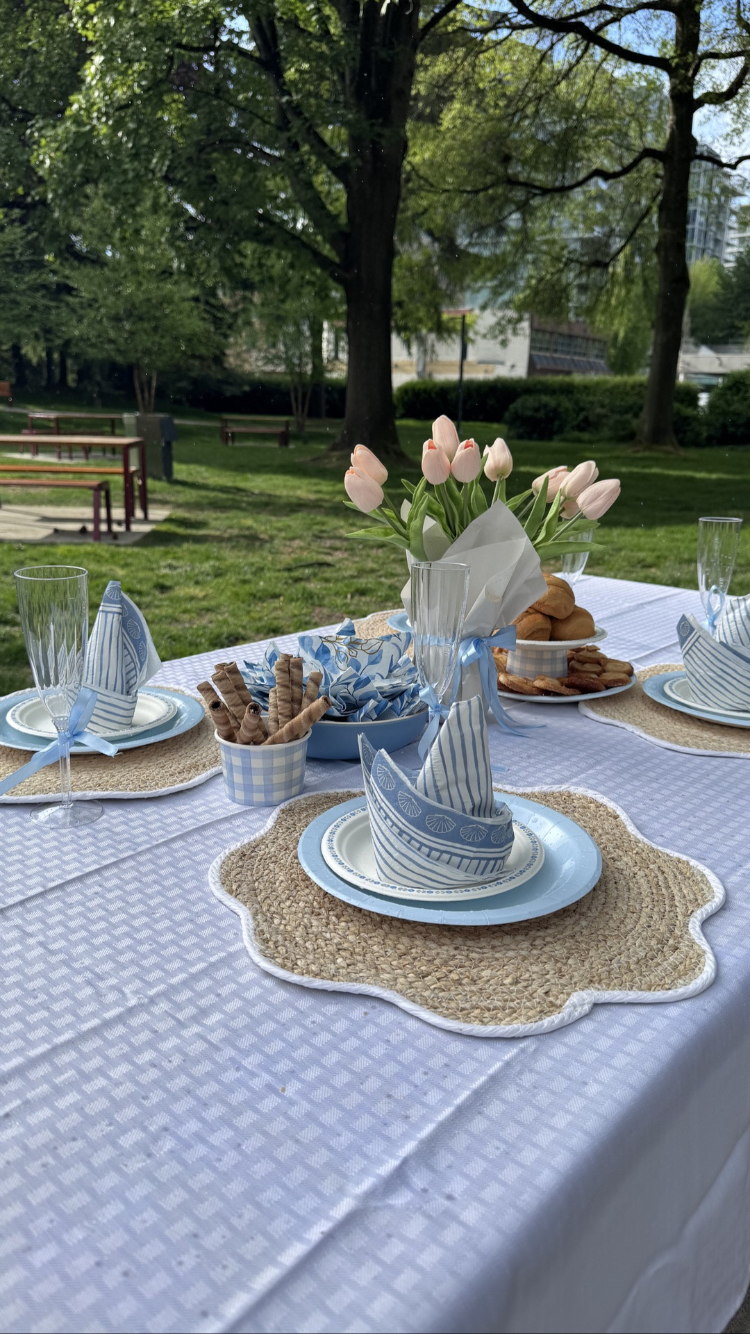 Picnic tablescape hack using paper partyware ✨

Such a simple idea, but it makes the whole table look extra special! 

#PicnicIdeas #TablescapeDecor #PartyDecorIdeas #AmazonFinds #OutdoorEntertaining

#LTKhome #LTKfamily #LTKsummer