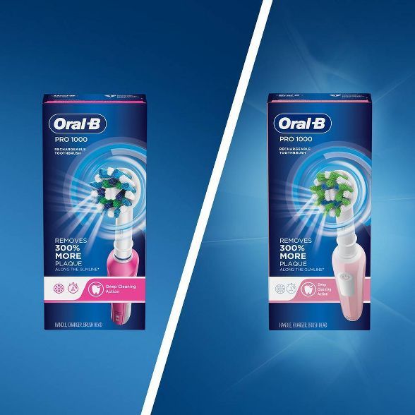 Oral-B Pro Crossaction 1000 Rechargeable Electric Toothbrush | Target