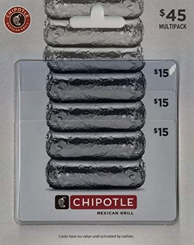 Chipotle Gift Card, Multipack of 3 | Amazon (US)
