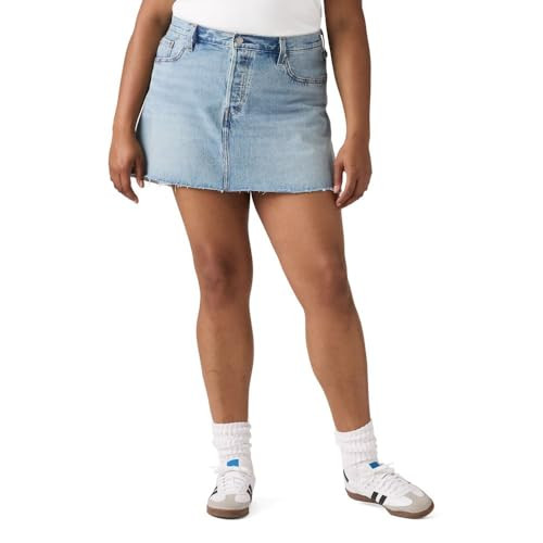 Levi's Women's Icon Skirt (Also Available in Plus), Woven Minutes (Non Stretch), 39 Plus, Plus Size | Amazon (US)