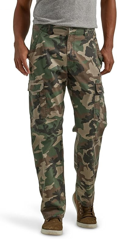 Wrangler Authentics Men's Relaxed Fit Stretch Cargo Pant | Amazon (US)