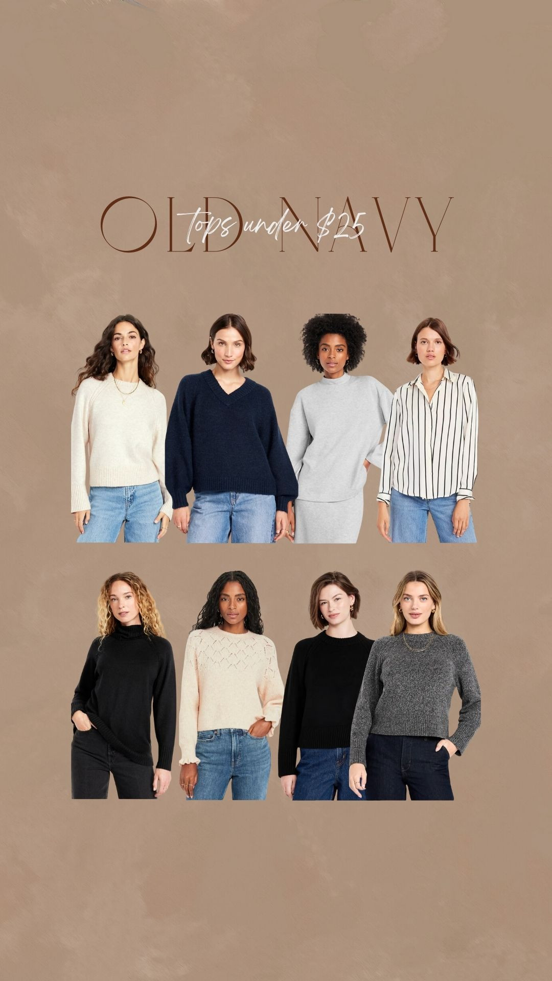 Old navy Tops for under $25 !! 

 #LTKSaleAlert #LTKFindsUnder50