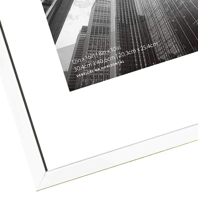 White Float Wall Frame, 12x16 | At Home
