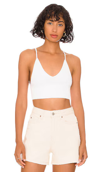 Yours Truly Seamless Bra in White | Revolve Clothing (Global)