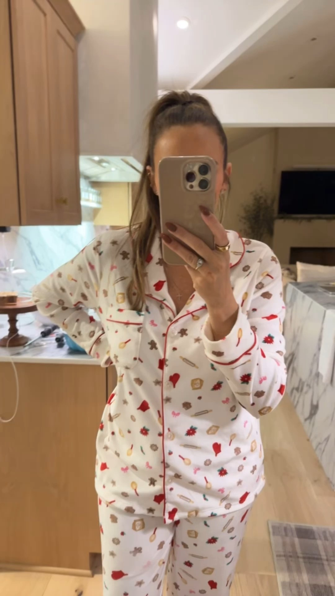 Walmart find: the softest ever Christmas pjs. Fleece & fuzzy. Under $20 for the set. Wearing size Small  

#LTKHoliday #LTKmomlife #LTKdayinmylife