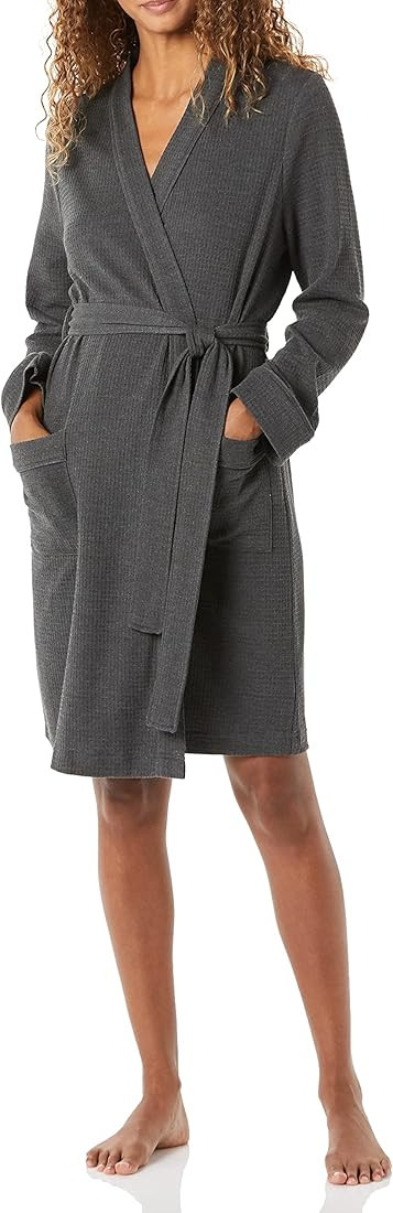 Women's Lightweight Waffle Full-Length Robe (Available in Plus Size) | Amazon (US)