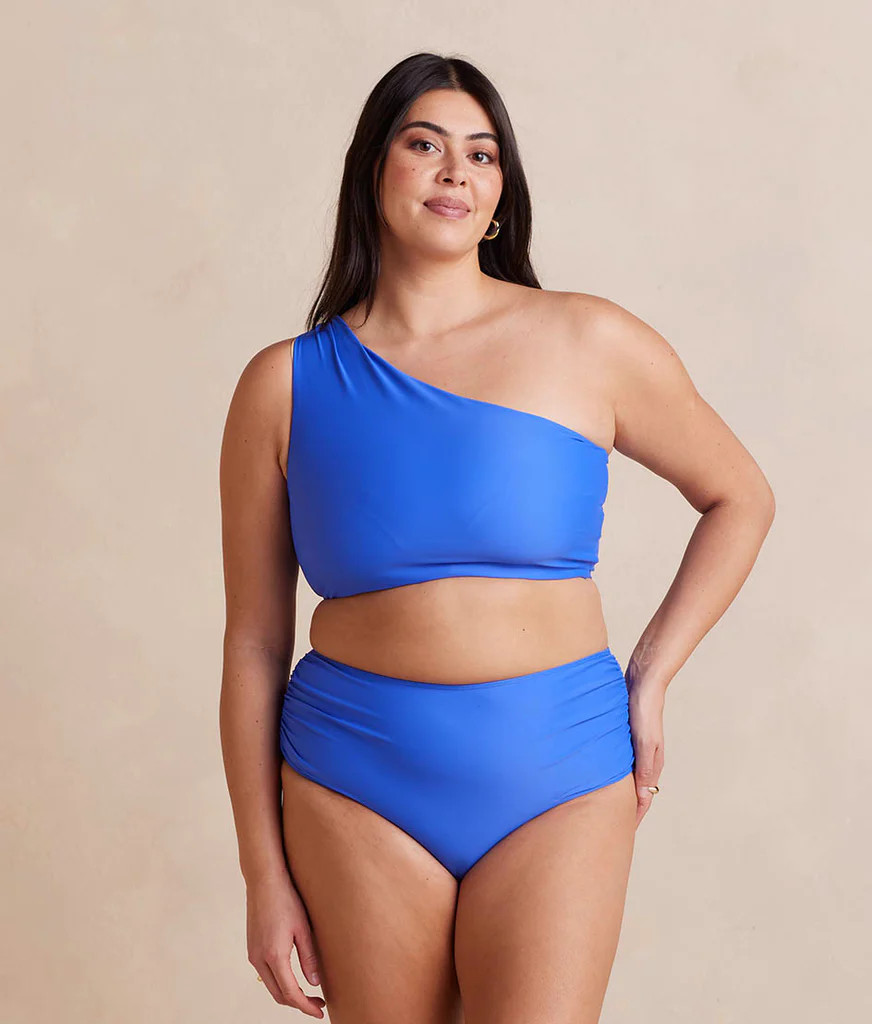 The Ruched High Leg High Rise Bottom 
            | 
              
              
              ... | SummerSalt