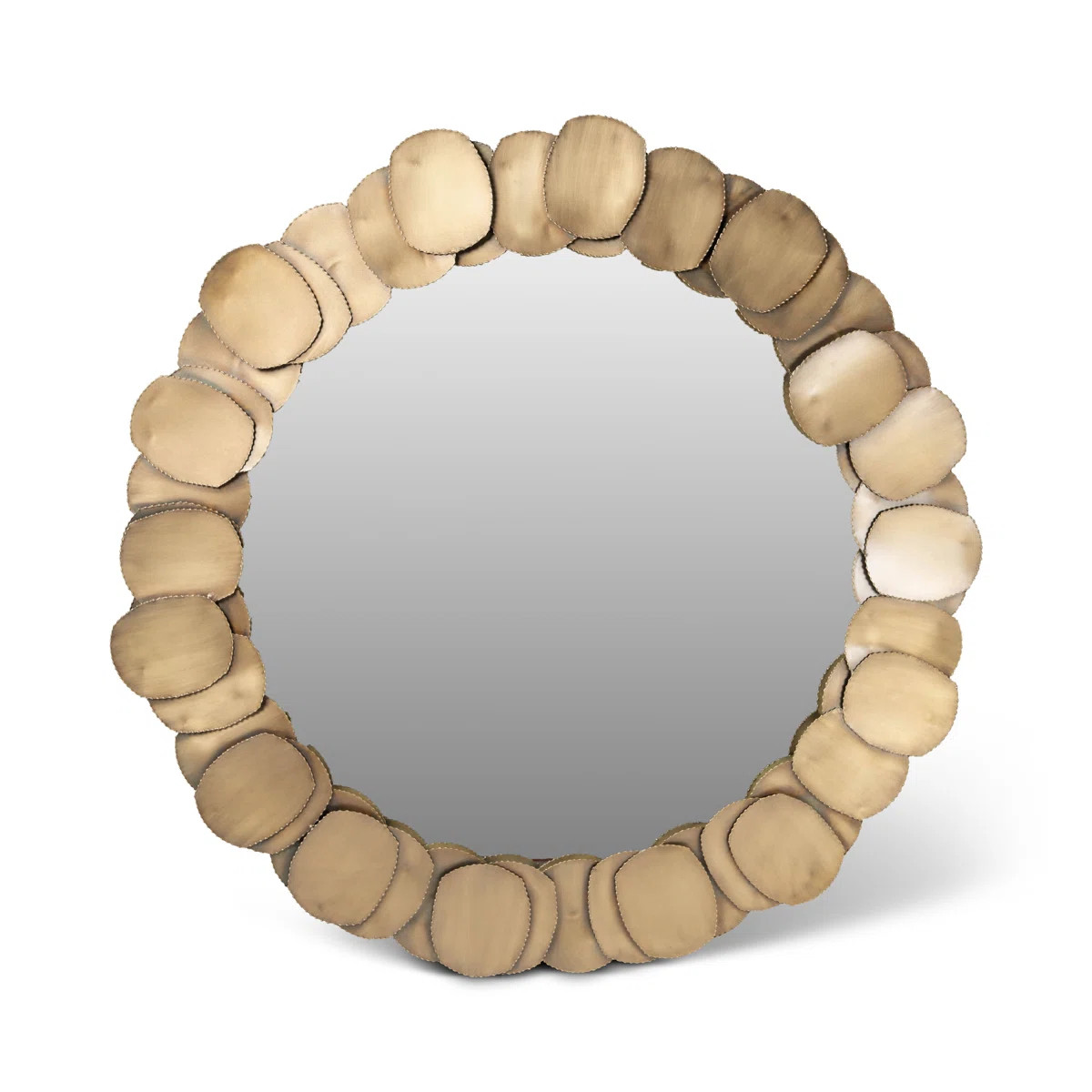 Suri Round Iron Mirror | Perigold