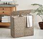 Seagrass Handcrafted Divided Hamper | Pottery Barn (US)