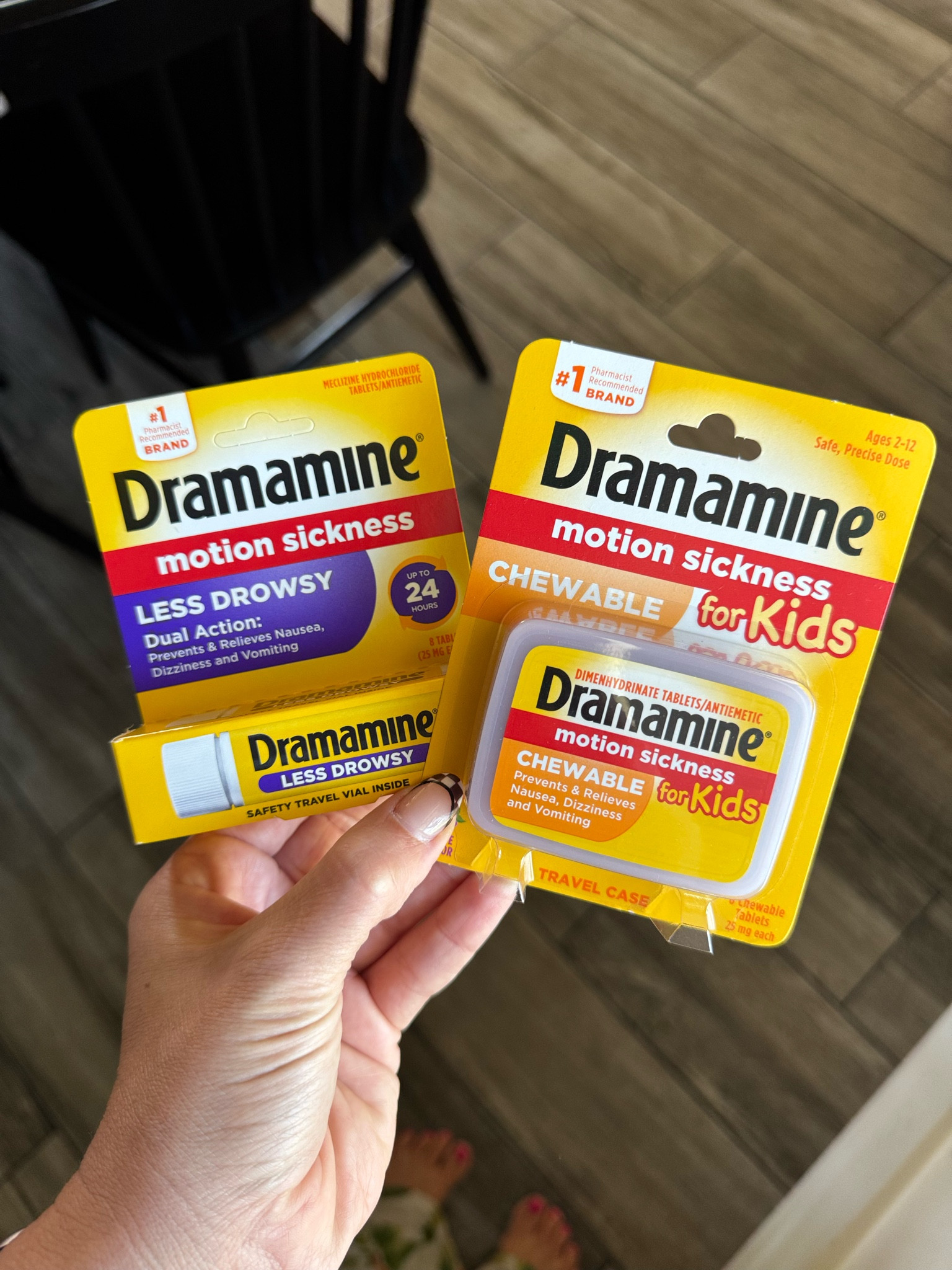 Dramamine kids chewable 

Dramamine less drowsy 

Essential for long car trips 

#LTKTravel #LTKKids #LTKFamily