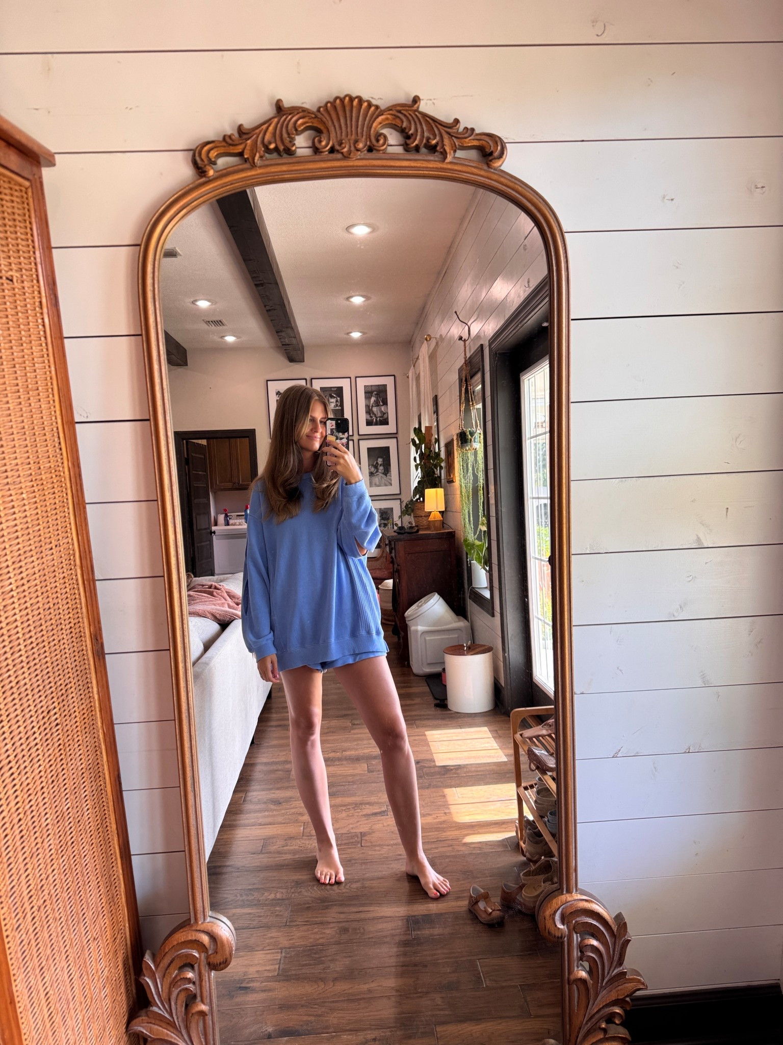 Medium in the sweatshirt & large in the shorts! @aerie 

#LTKMidsize #LTKFindsUnder50 #LTKSaleAlert