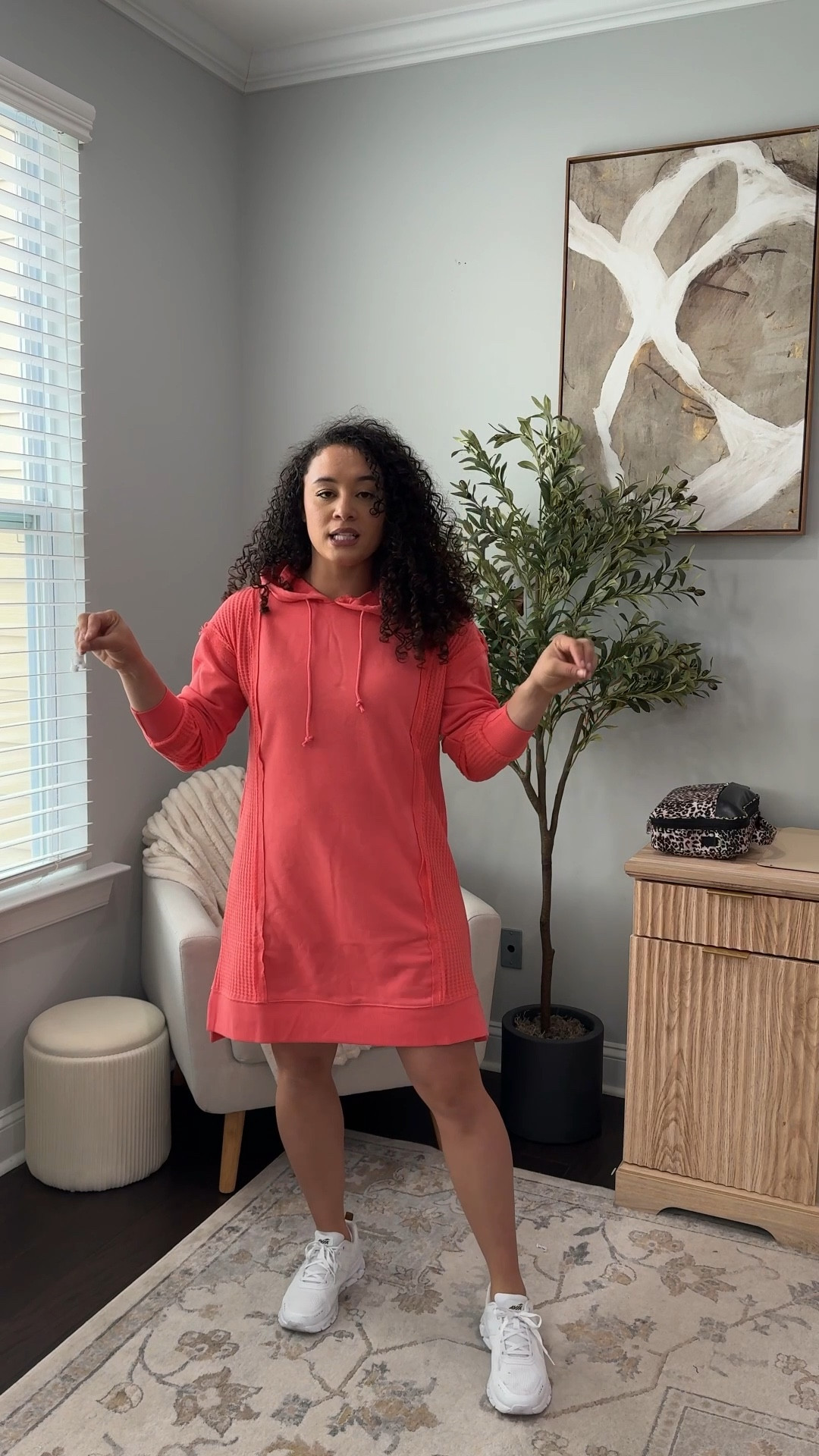 Walmart sweatshirt dress size medium comes in other colors #walmart #walmartfashion #walmartstyle 