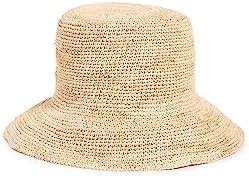 Hat Attack Women's Chic Crochet Straw Bucket Hat | Amazon (US)