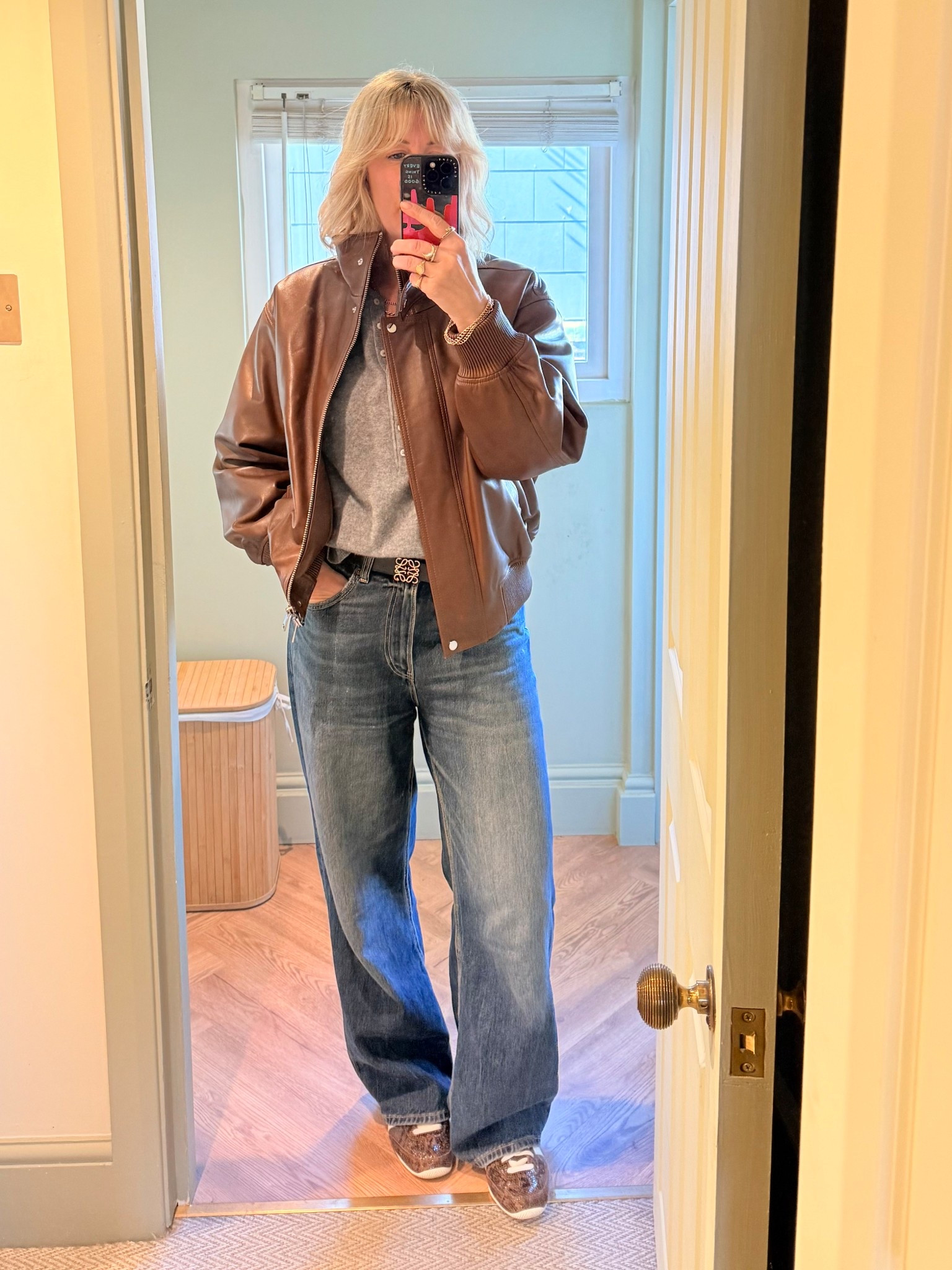 Very much enjoying this leather jacket from Reiss 

#LTKspring #LTKuk #LTKover50style