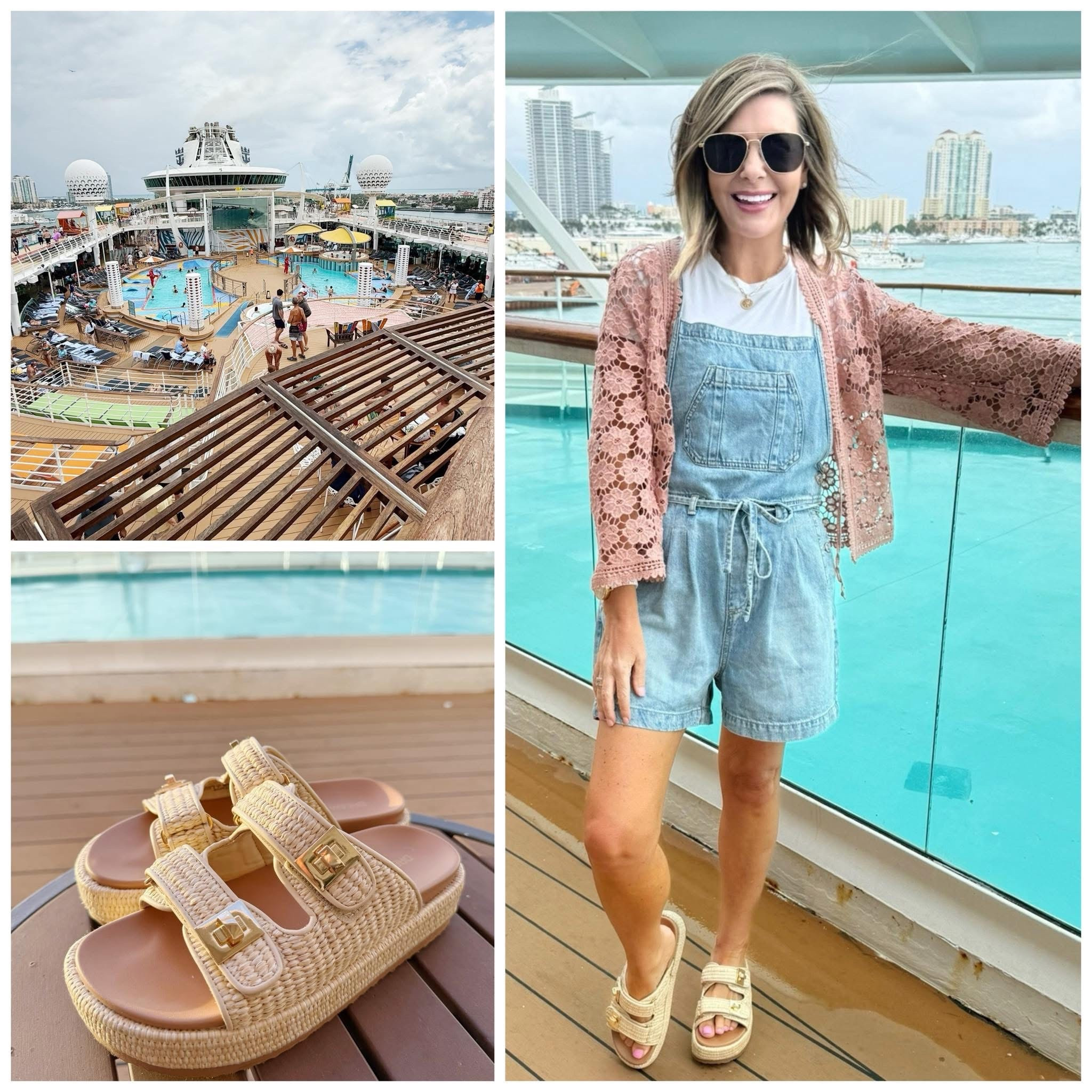 I got caught in the rain when boarding our cruise so this is the best pic I have! 😂

I’m finding lots of ways to style these shortalls! ￼
They are on sale today! Wearing an XS! 



#LTKdayinmylife #LTKSaleAlert #LTKSeasonal